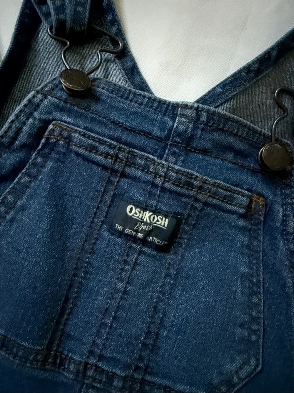 OshKosh B'gosh Dark Blue Denim Overalls for Kids
